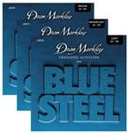 Dean Markley 2674 Blue Steel Bass Guitar Strings Front View